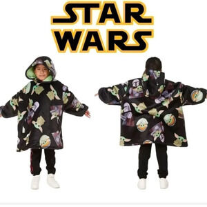 #14 Star Wars Kids Oversized Hoodie Baby Yoda Grogu Mandalorian
